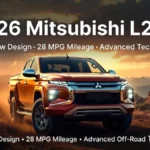 2026 Mitsubishi L200: Bold New Look, 28 MPG Mileage and Advanced Off-Road Technology