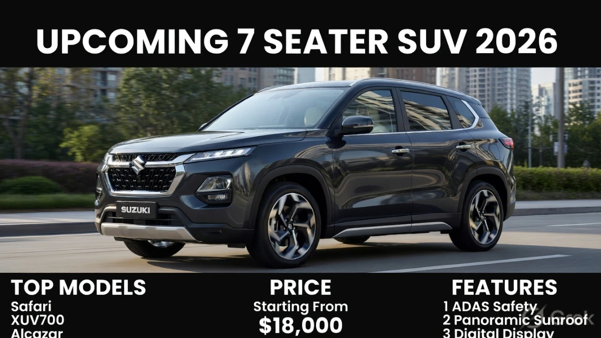 Upcoming 7 seater SUV 2026